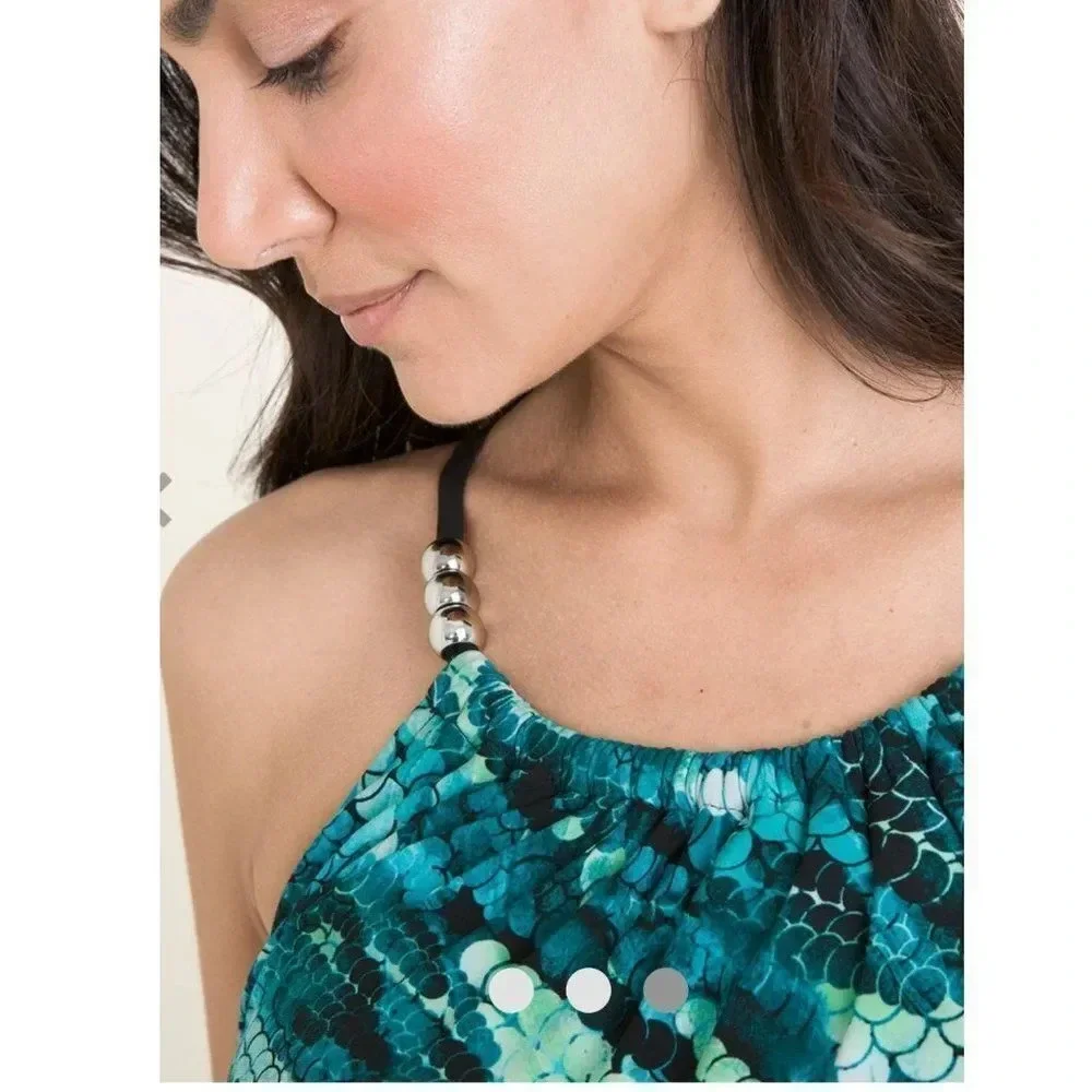 Magicsuit Black/Multi Aquarius Lisa One-piece sz 10